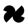 Nynth's Company Logo in Black